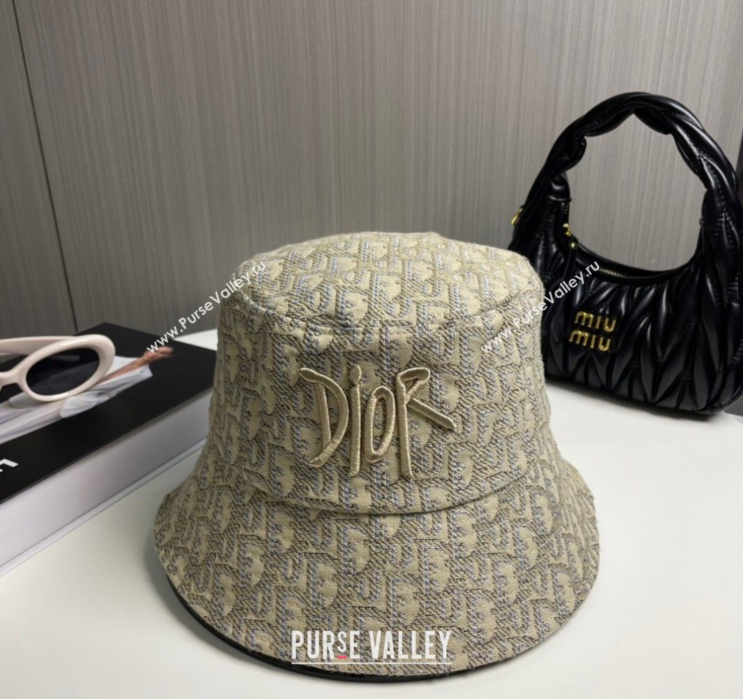 Dior Oblique Bucket Hat Beige 2025 0317 (SHI-250317136)
