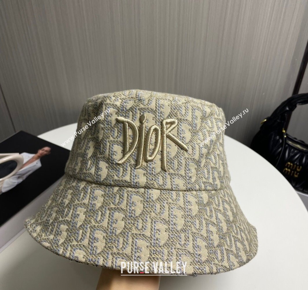 Dior Oblique Bucket Hat Beige 2025 0317 (SHI-250317136)