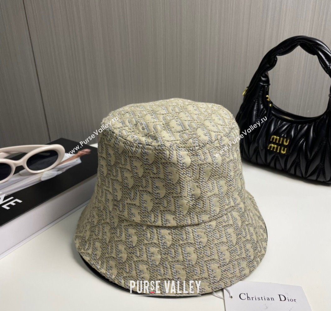 Dior Oblique Bucket Hat Beige 2025 0317 (SHI-250317136)