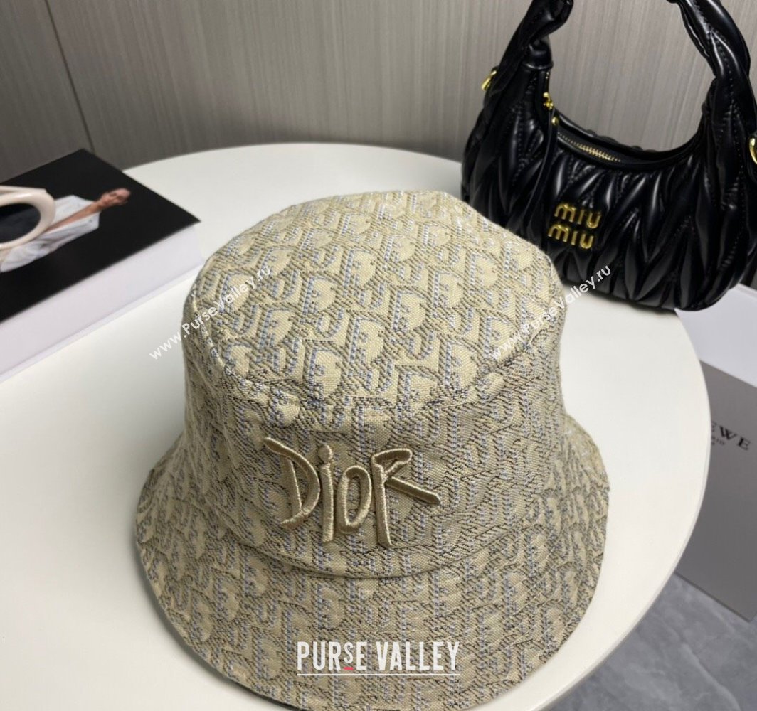 Dior Oblique Bucket Hat Beige 2025 0317 (SHI-250317136)