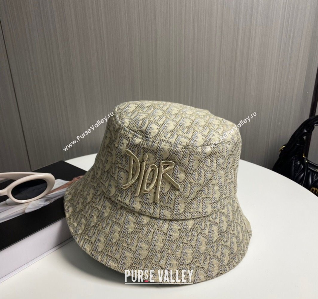 Dior Oblique Bucket Hat Beige 2025 0317 (SHI-250317136)