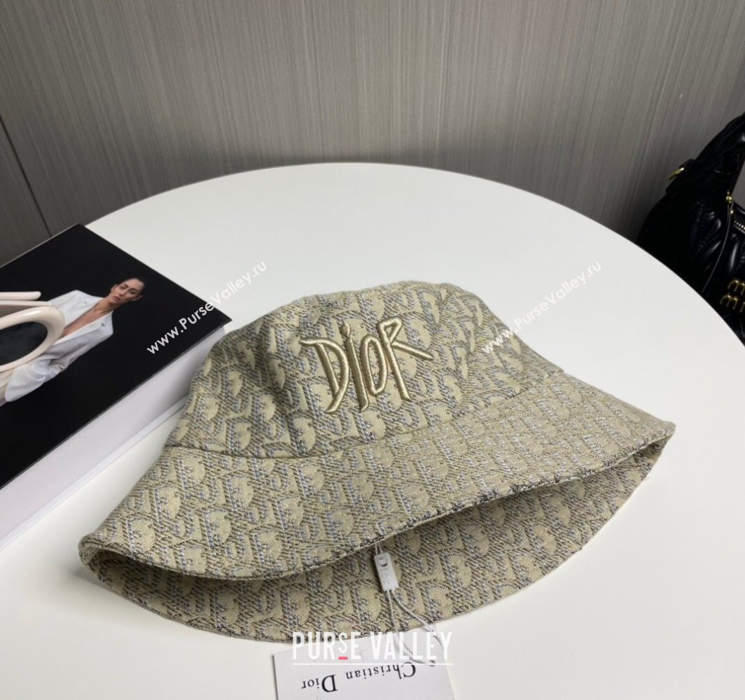 Dior Oblique Bucket Hat Beige 2025 0317 (SHI-250317136)