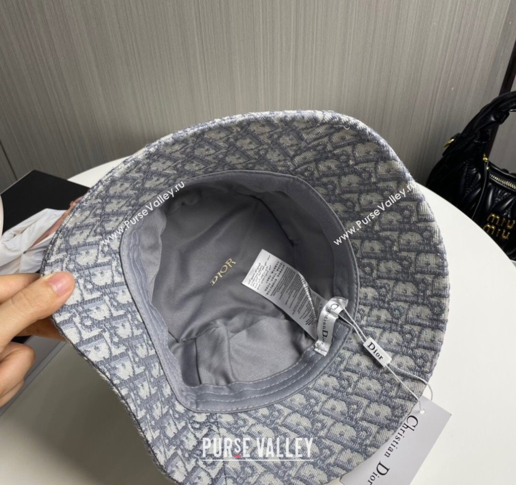 Dior Oblique Bucket Hat Grey 2025 0317 (SHI-250317137)