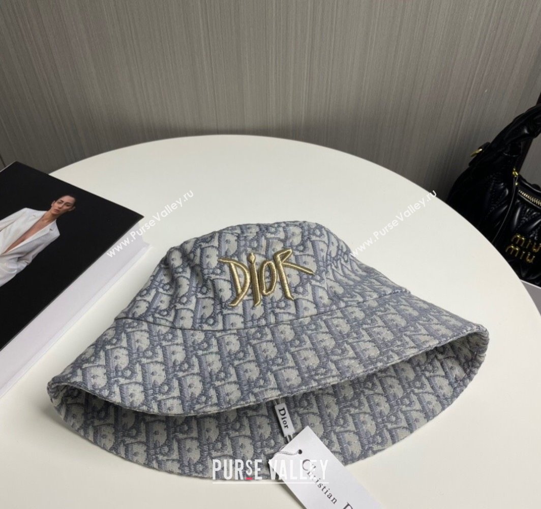Dior Oblique Bucket Hat Grey 2025 0317 (SHI-250317137)