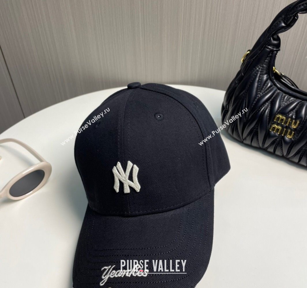 New York NY Canvas Baseball Hat Black 2025 0317 (MAO-250317116)