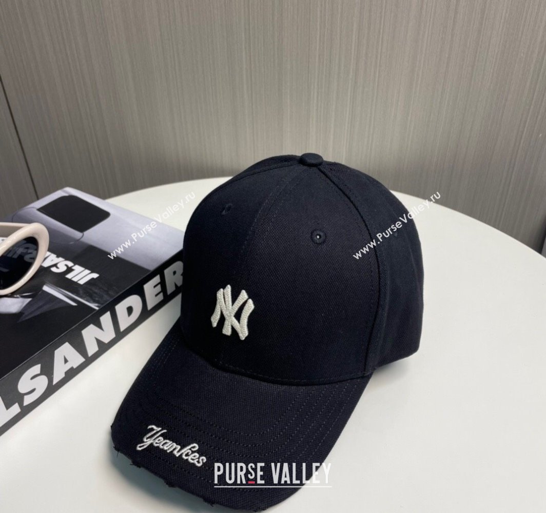 New York NY Canvas Baseball Hat Black 2025 0317 (MAO-250317116)