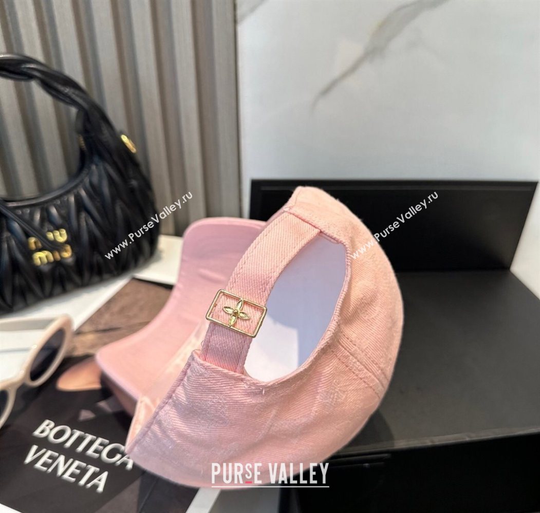 Louis Vuitton Denim Baseball Hat Pink 2025 0617 (SHI-250617039)