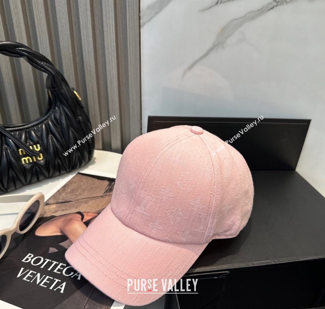 Louis Vuitton Denim Baseball Hat Pink 2025 0617 (SHI-250617039)