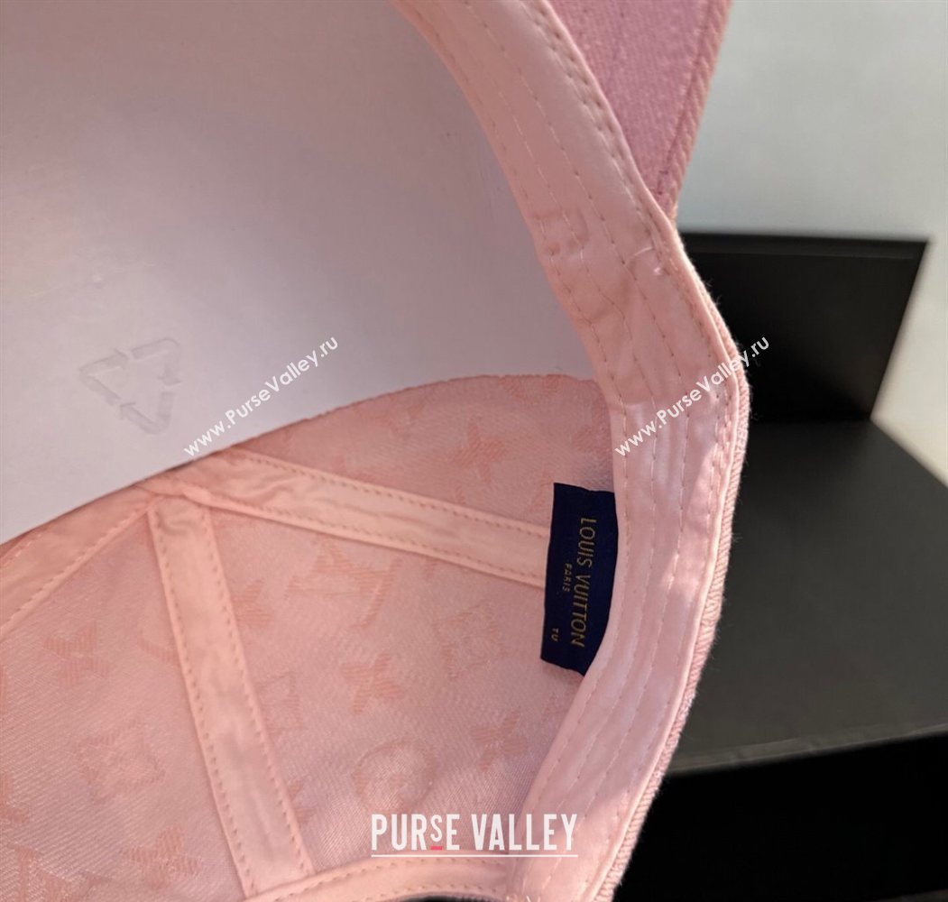 Louis Vuitton Denim Baseball Hat Pink 2025 0617 (SHI-250617039)