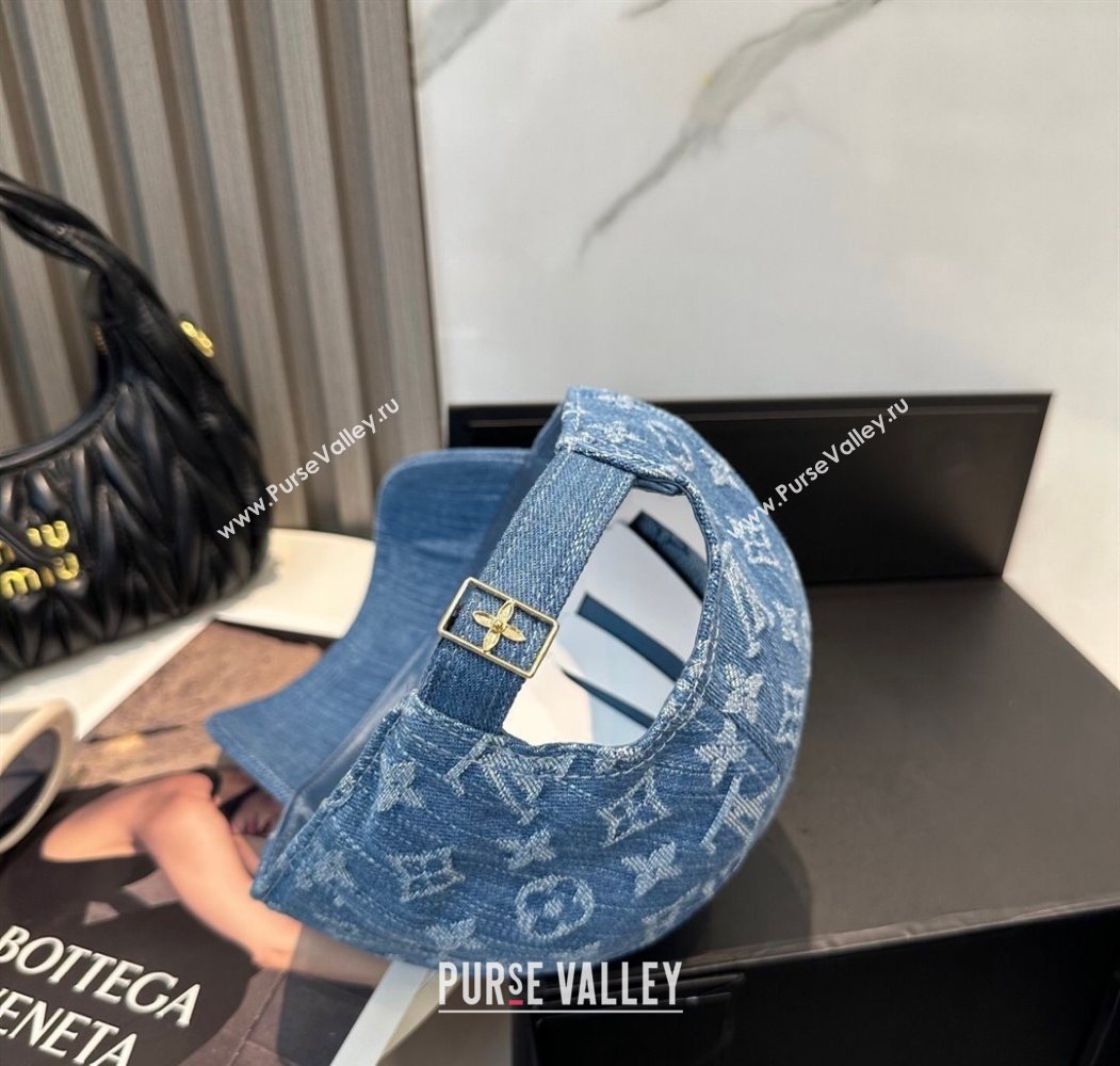 Louis Vuitton Denim Baseball Hat Blue 2025 0617 (SHI-250617040)