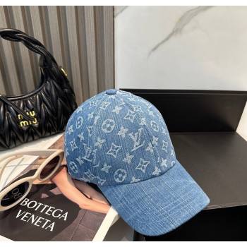 Louis Vuitton Denim Baseball Hat Blue 2025 0617 (SHI-250617040)