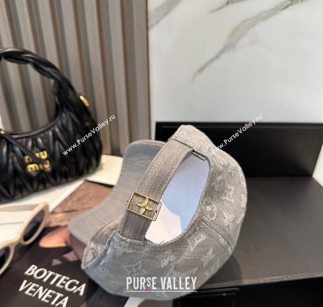 Louis Vuitton Denim Baseball Hat Grey 2025 0617 (SHI-250617041)
