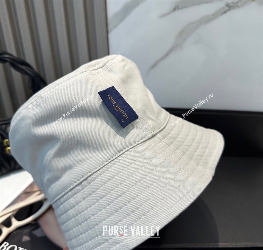 Louis Vuitton Denim Bucket Hat Pink 2025 0617 (SHI-250617042)