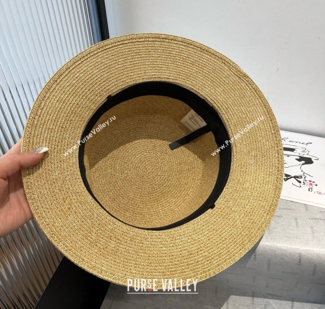 Prada Straw Wide Brim Hat with Braided Band 2025 0724 (SHI-250724066)