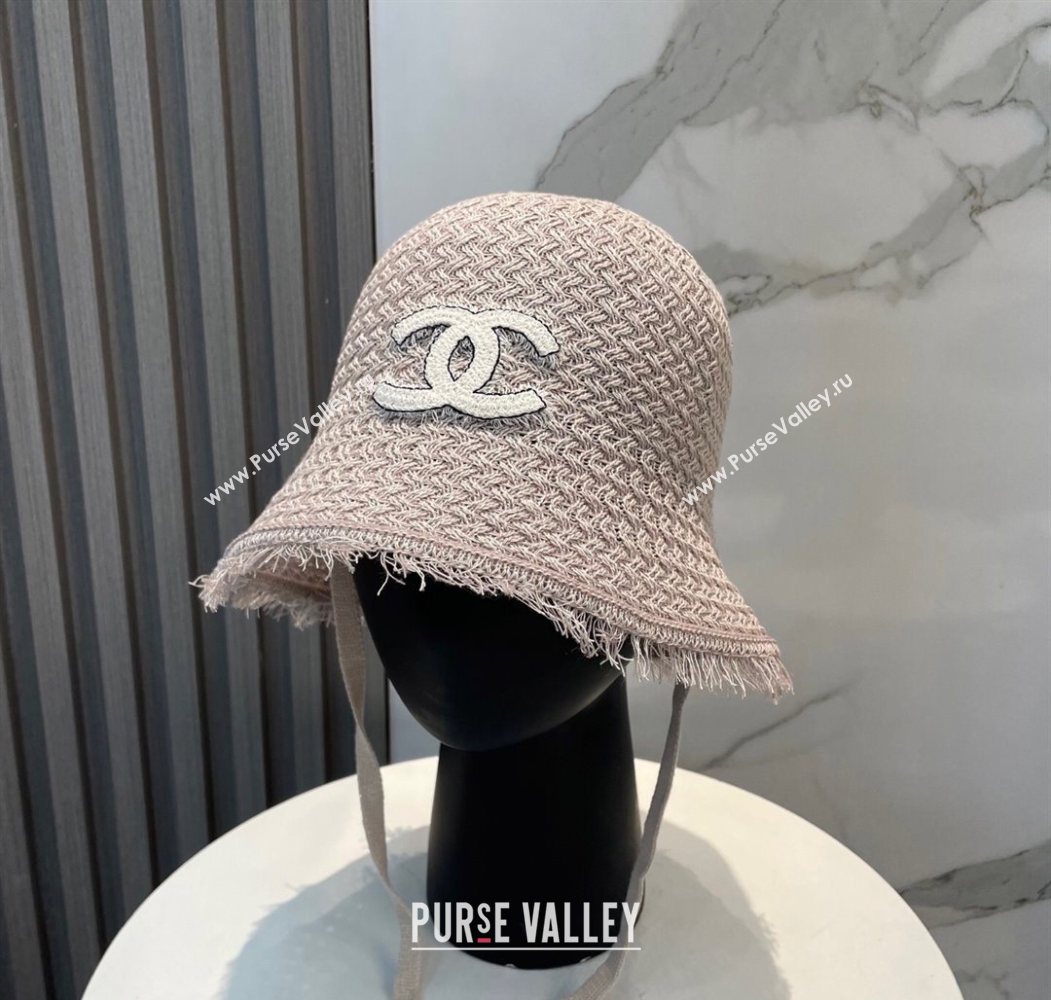 Chanel Fringe Bucket Hat Grey 2025 0724 (MAO-250724045)