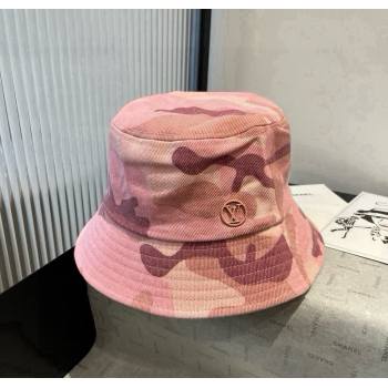 Louis Vuitton Canvas Bucket Hat Pink 2025 0724 (XMN-250724090)