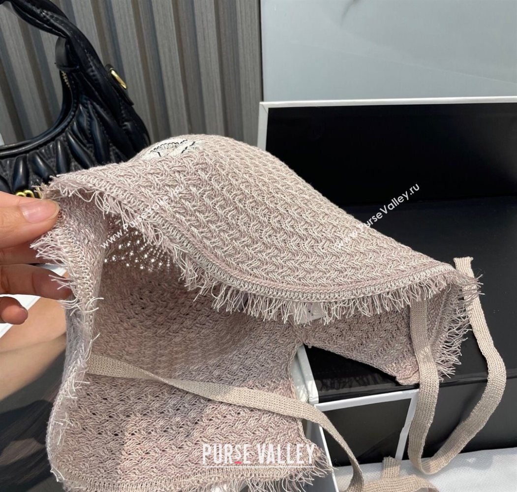 Chanel Fringe Bucket Hat Grey 2025 0724 (MAO-250724045)