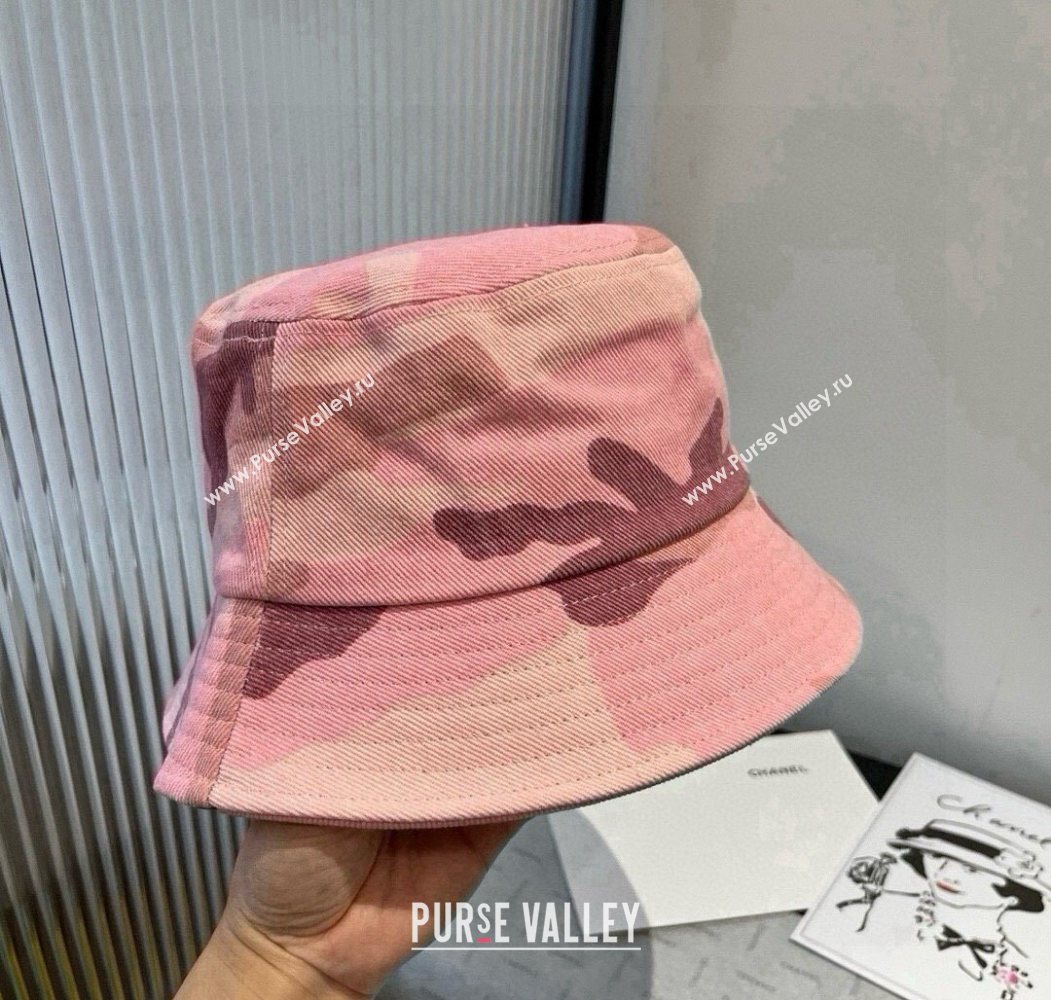Louis Vuitton Canvas Bucket Hat Pink 2025 0724 (XMN-250724090)