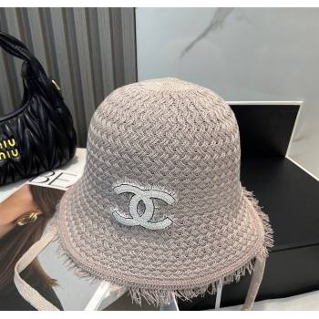 Chanel Fringe Bucket Hat Grey 2025 0724 (MAO-250724045)
