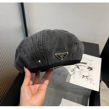 Prada Beret Black 2025 0724 (XMN-250724094)