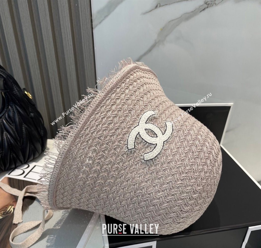 Chanel Fringe Bucket Hat Grey 2025 0724 (MAO-250724045)