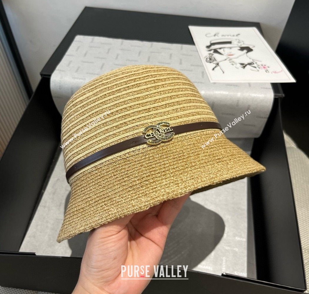 Chanel Straw Bucket Hat 2025 0724 (XMN-250724101)