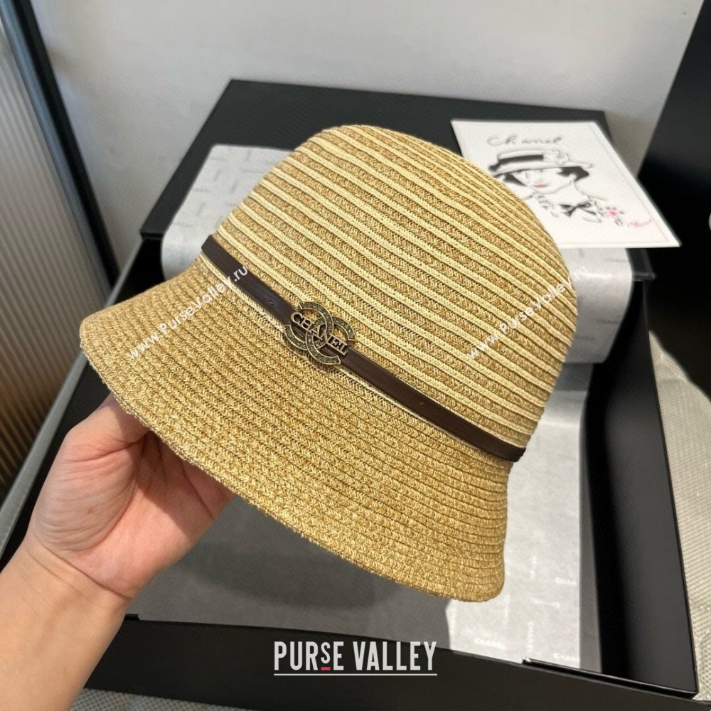Chanel Straw Bucket Hat 2025 0724 (XMN-250724101)