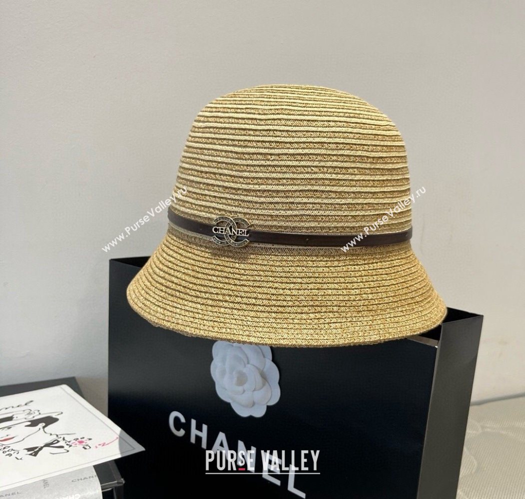 Chanel Straw Bucket Hat 2025 0724 (XMN-250724101)
