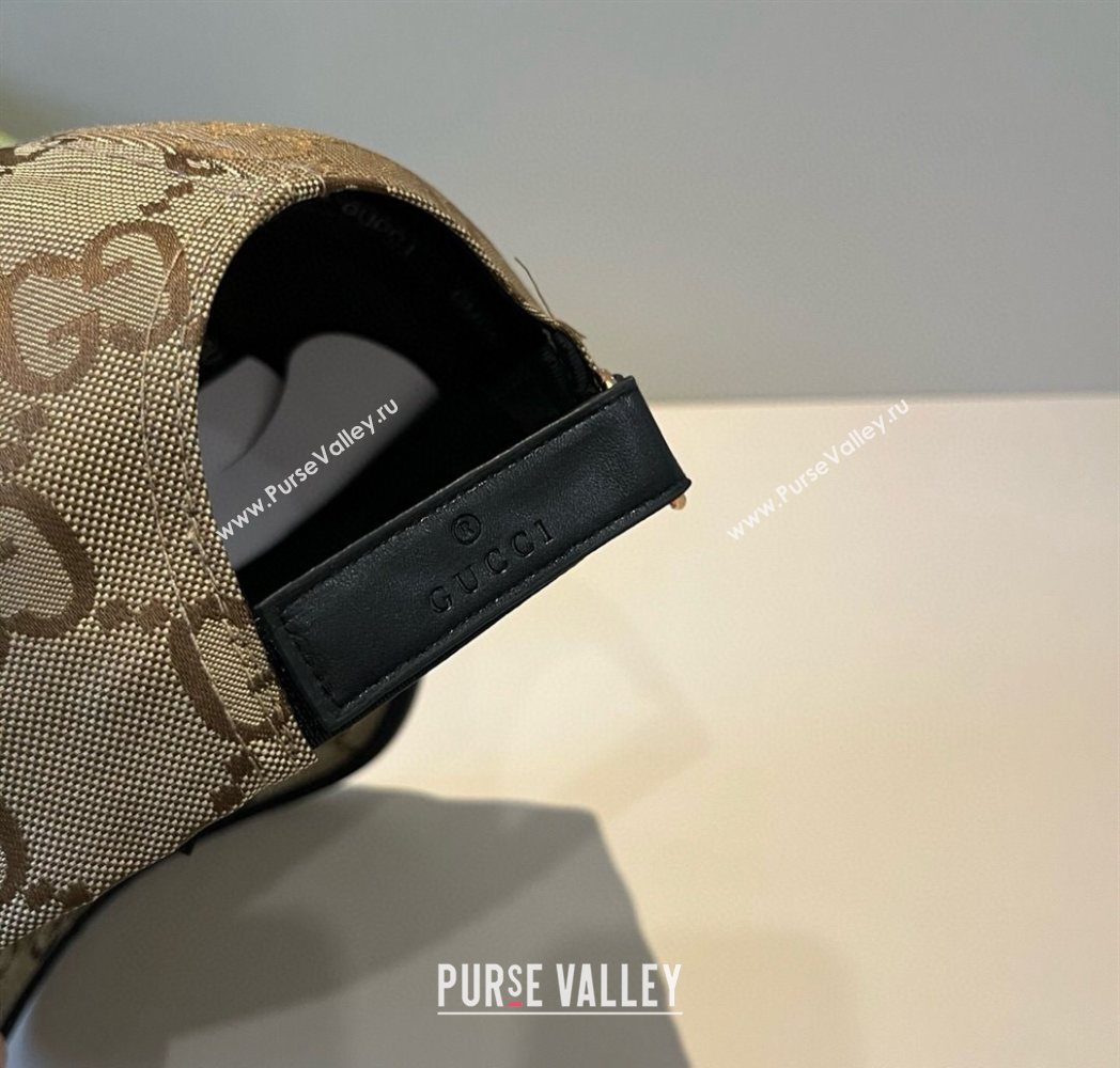 Gucci GG Canvas Baseball Hat Camel Brown 2025 GG090911 (XMN-250909152)