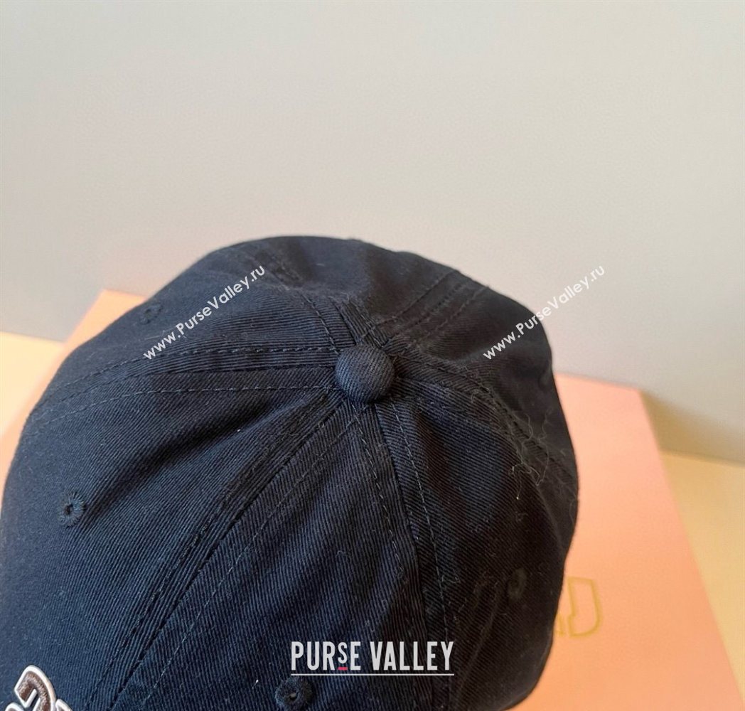 Miu Miu Canvas Baseball Hat Black 2025 MM090913 (XMN-250909163)