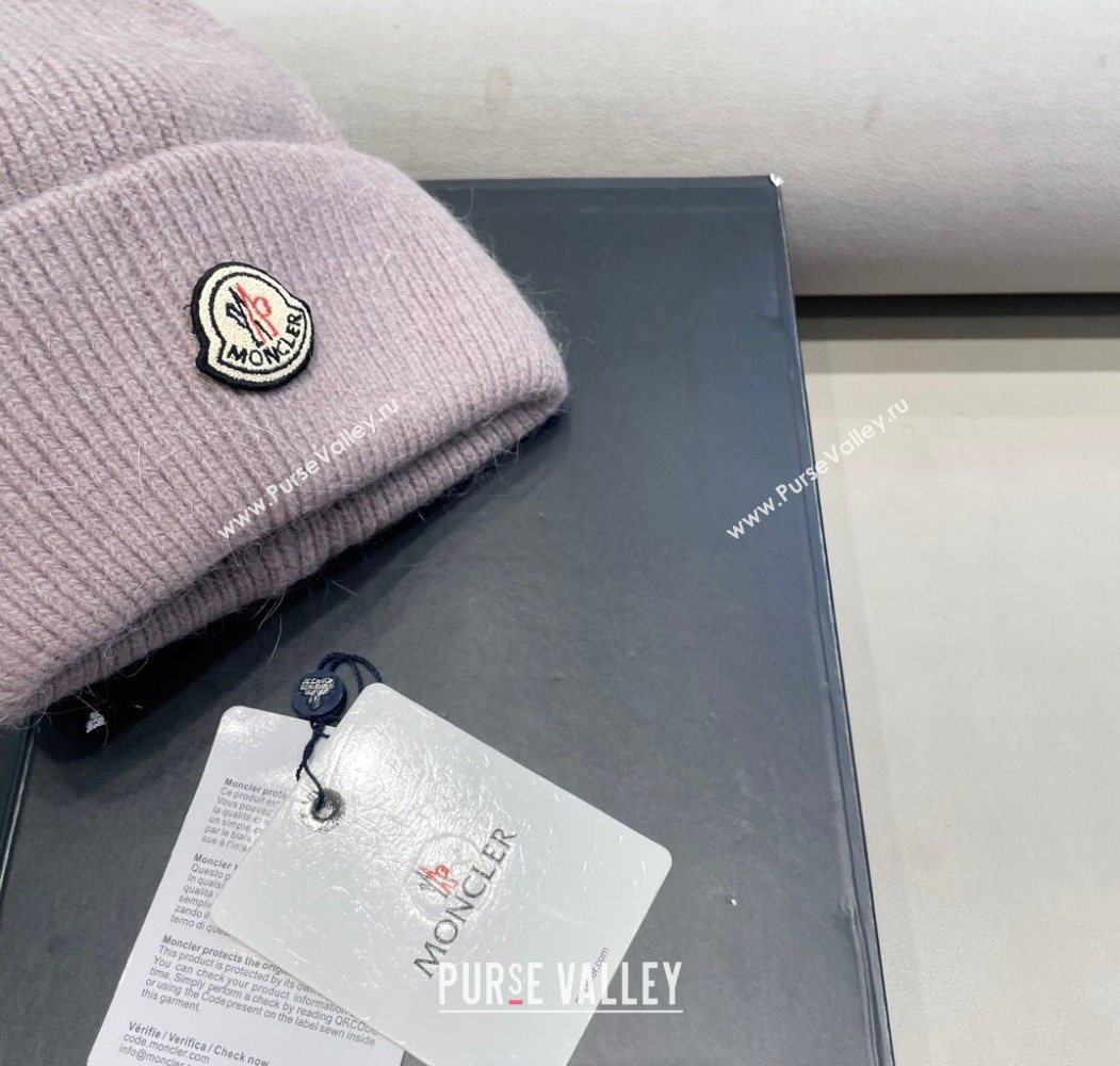 Moncler Knit Hat Purple 2025 ML090903 (SHI-250909119)