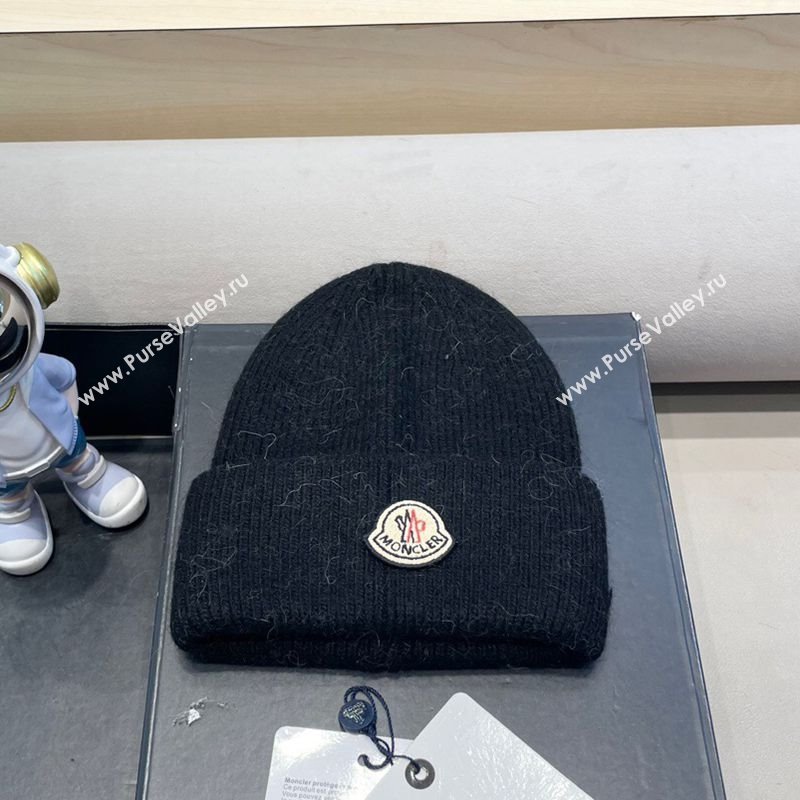 Moncler Knit Hat Black 2025 ML090903 (SHI-250909120)