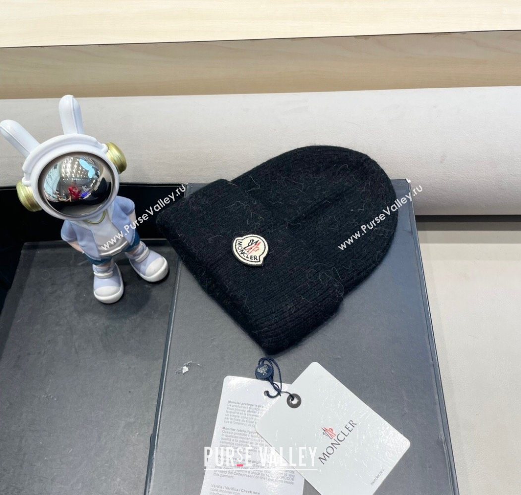 Moncler Knit Hat Black 2025 ML090903 (SHI-250909120)