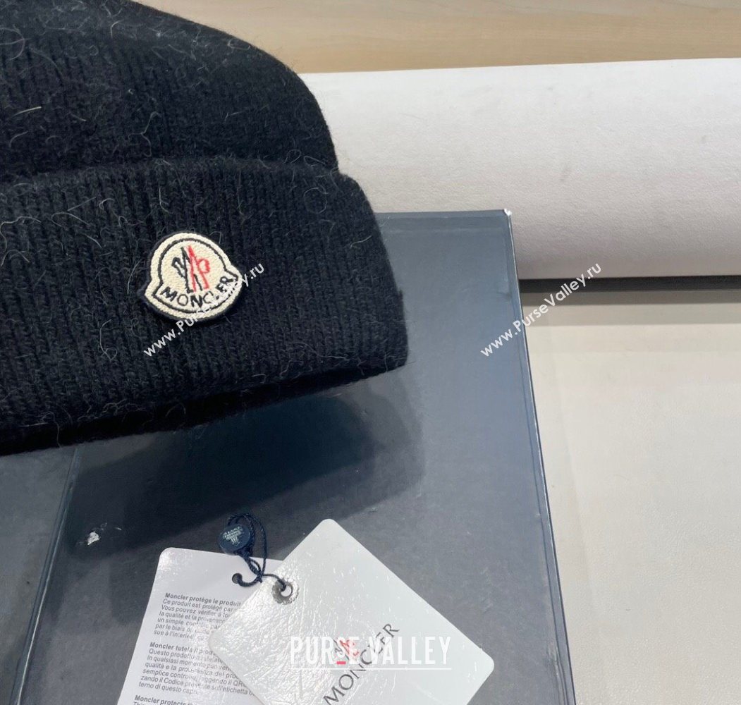 Moncler Knit Hat Black 2025 ML090903 (SHI-250909120)