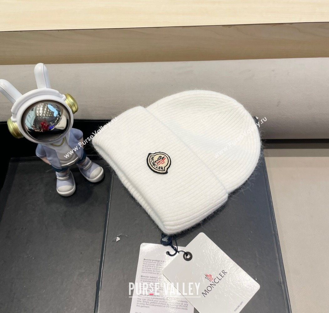 Moncler Knit Hat White 2025 ML090903 (SHI-250909121)