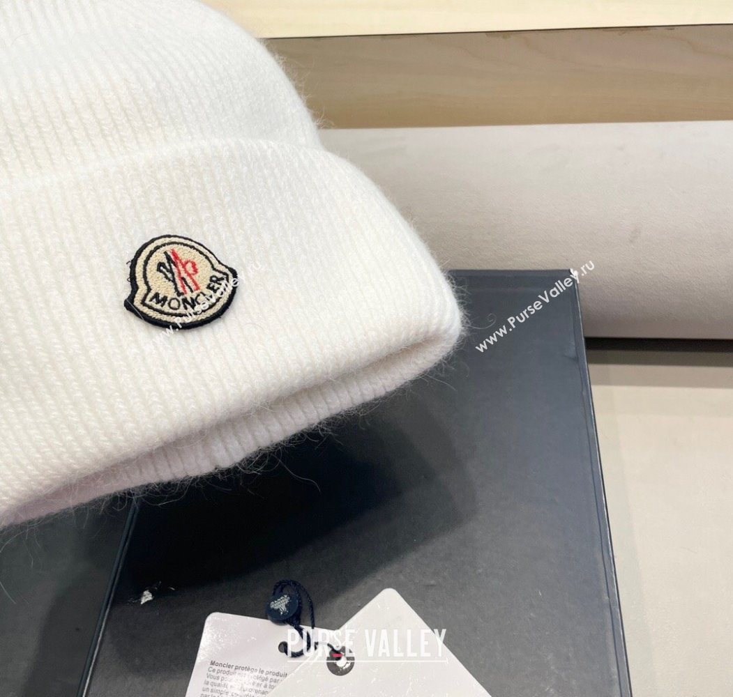 Moncler Knit Hat White 2025 ML090903 (SHI-250909121)