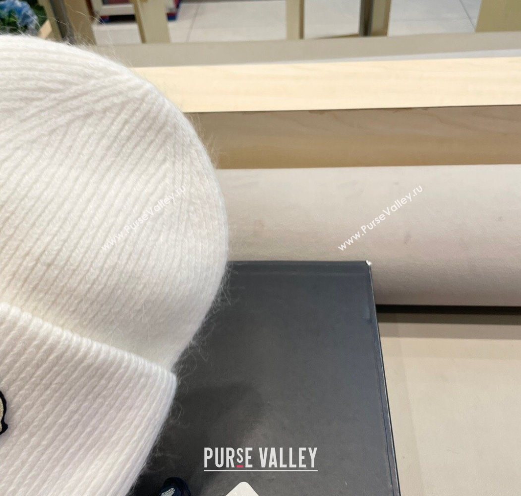 Moncler Knit Hat White 2025 ML090903 (SHI-250909121)