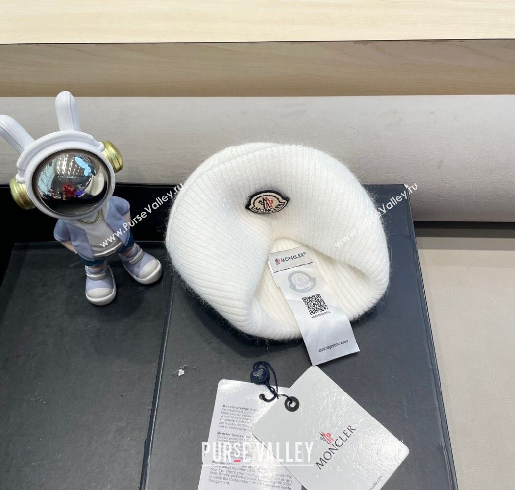 Moncler Knit Hat White 2025 ML090903 (SHI-250909121)