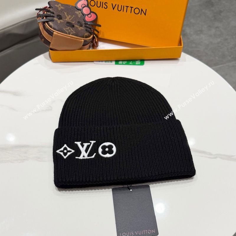 Louis Vuitton Knit Hat Black 2025 LV111101 (XMN-251111088)