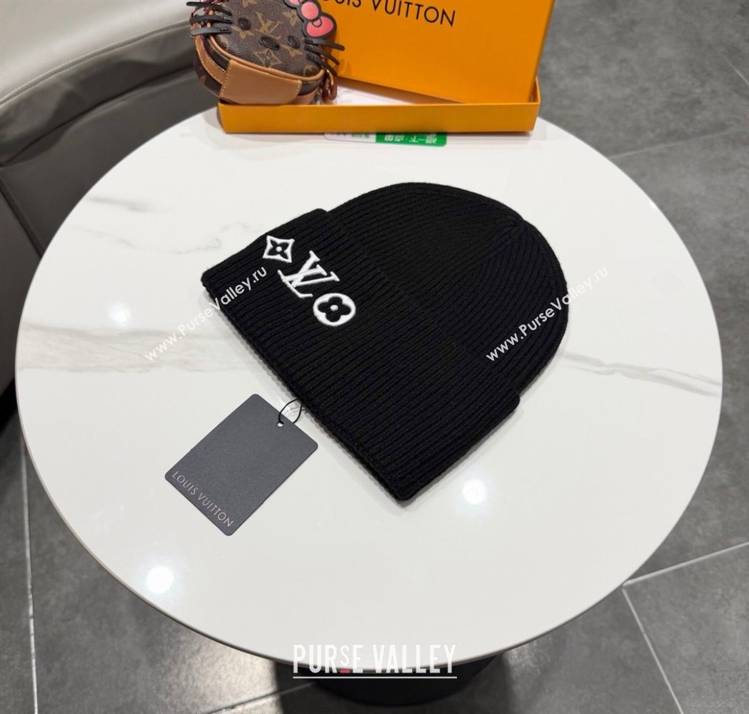 Louis Vuitton Knit Hat Black 2025 LV111101 (XMN-251111088)