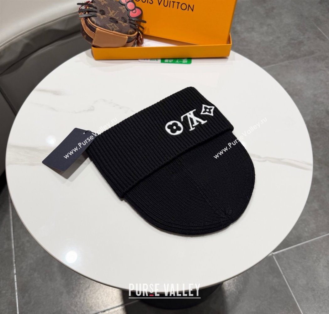 Louis Vuitton Knit Hat Black 2025 LV111101 (XMN-251111088)