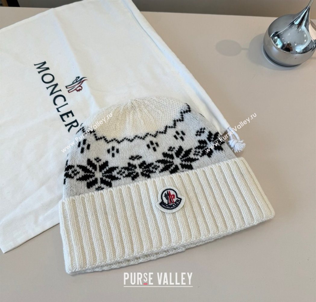 Moncler Knit Hat White 2025 ML111102 (XMN-251111094)