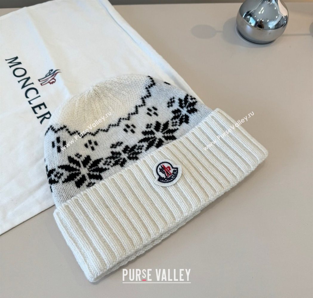 Moncler Knit Hat White 2025 ML111102 (XMN-251111094)