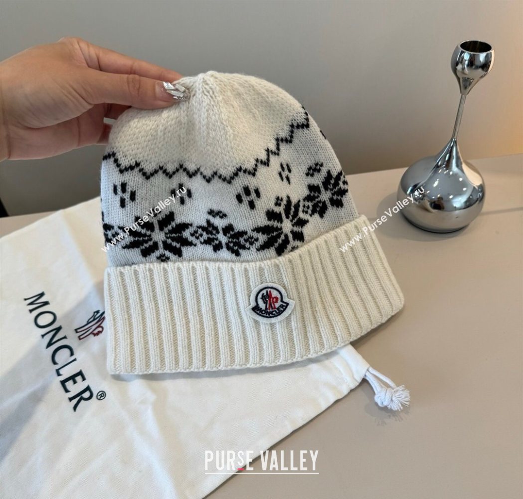 Moncler Knit Hat White 2025 ML111102 (XMN-251111094)