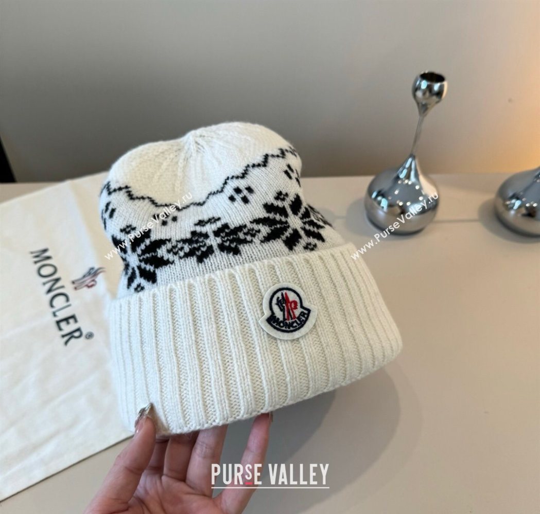 Moncler Knit Hat White 2025 ML111102 (XMN-251111094)