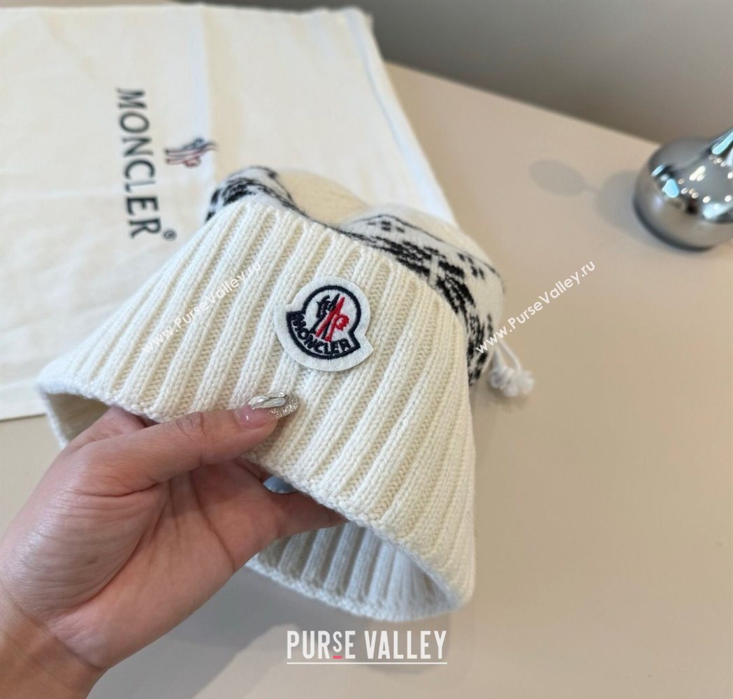 Moncler Knit Hat White 2025 ML111102 (XMN-251111094)