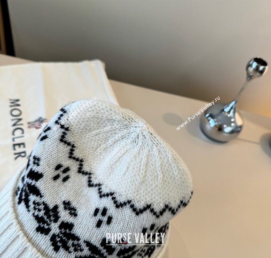 Moncler Knit Hat White 2025 ML111102 (XMN-251111094)