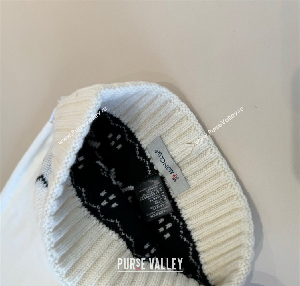 Moncler Knit Hat White 2025 ML111102 (XMN-251111094)