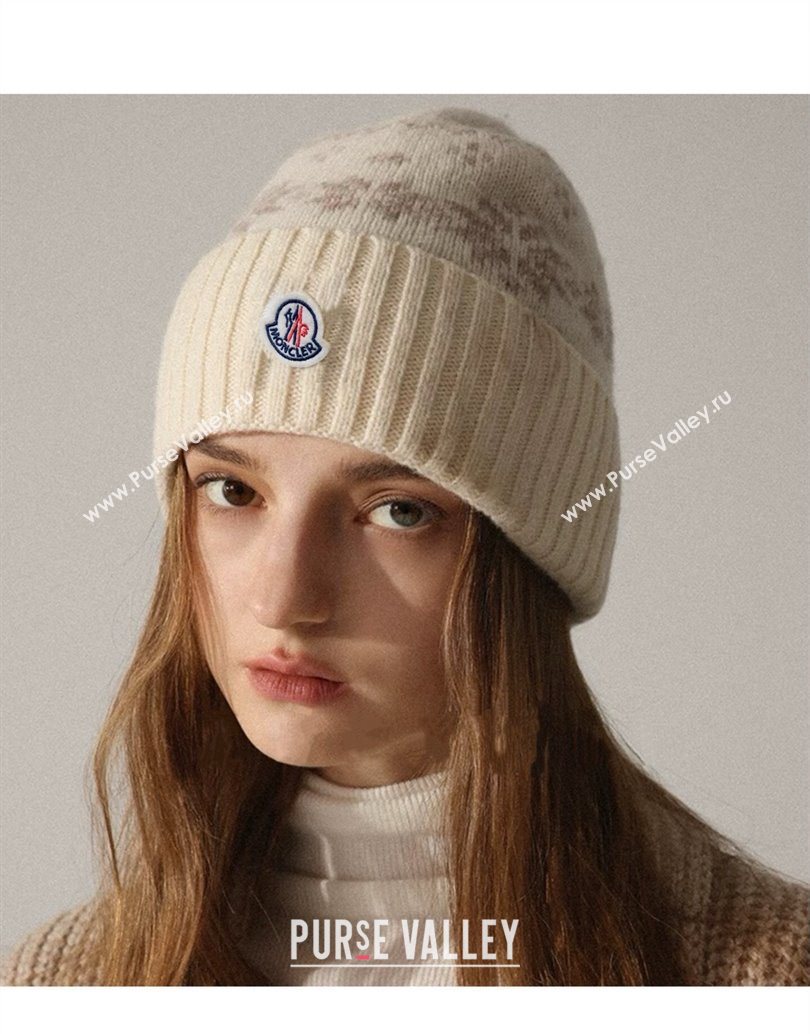 Moncler Knit Hat Light Beige 2025 ML111102 (XMN-251111095)