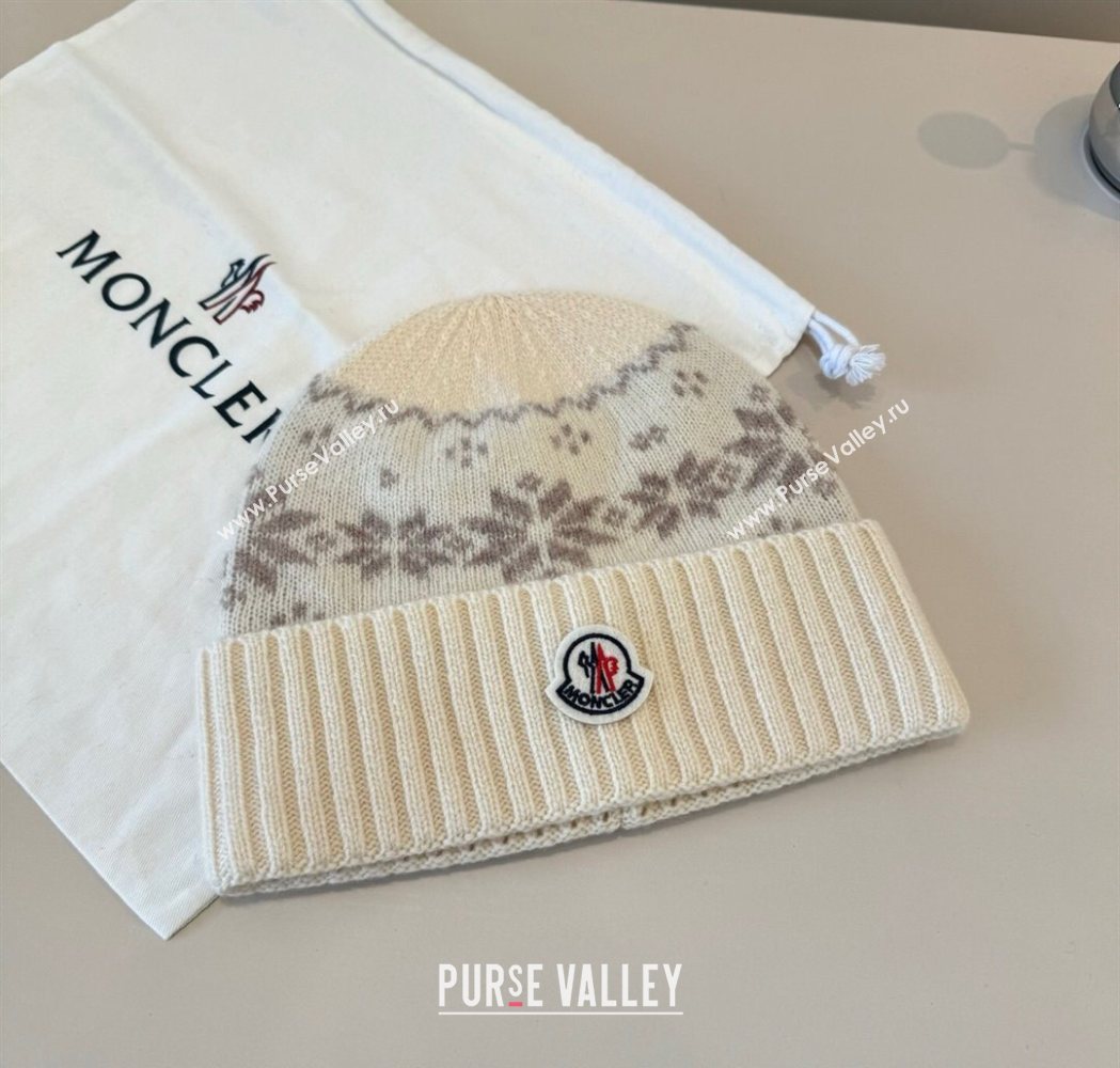 Moncler Knit Hat Light Beige 2025 ML111102 (XMN-251111095)